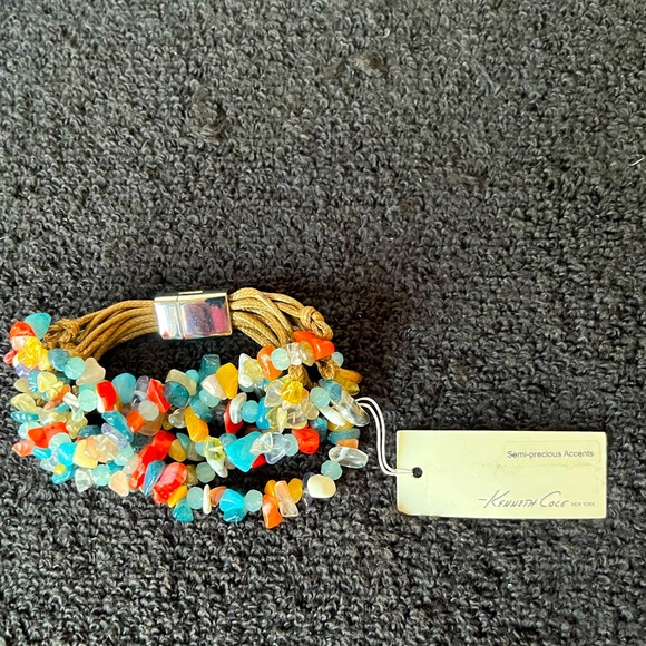 Kenneth Cole New York Multi Strand Semi-Precious Accent Bracelet - Picture 5 of 7